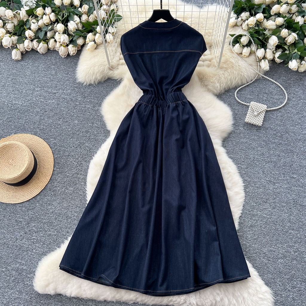 Women's Denim Blue Fashion Dress