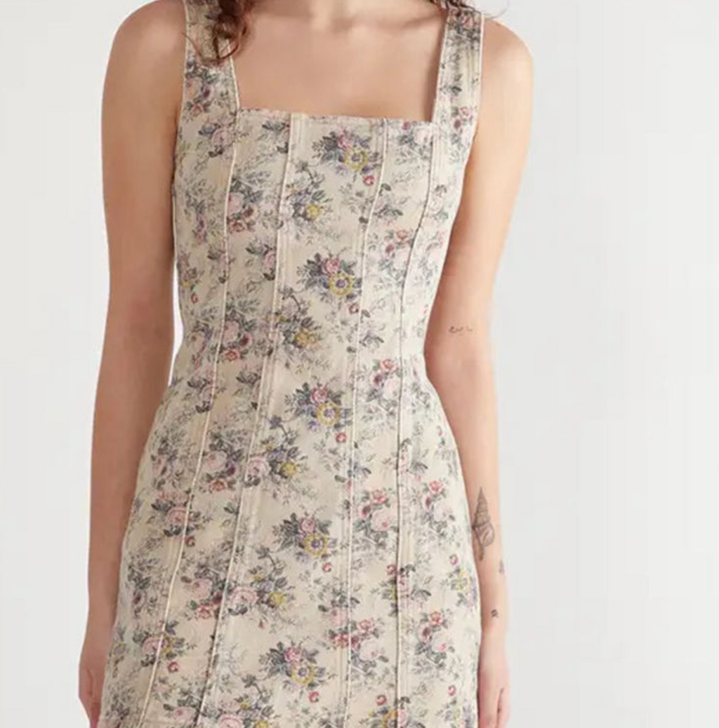 Women's Structured Halter Neck A-Line Dress